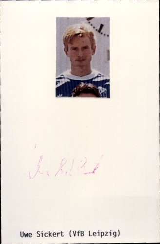 Autografo calciatore uwe - autografo,