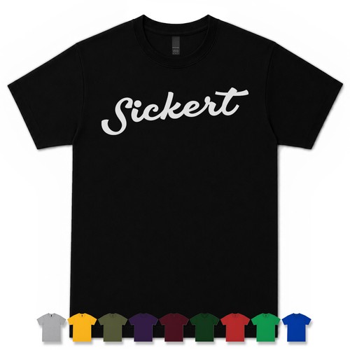Maglietta sickert retro script - maglietta,