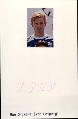 Autografo calciatore uwe - autografo,