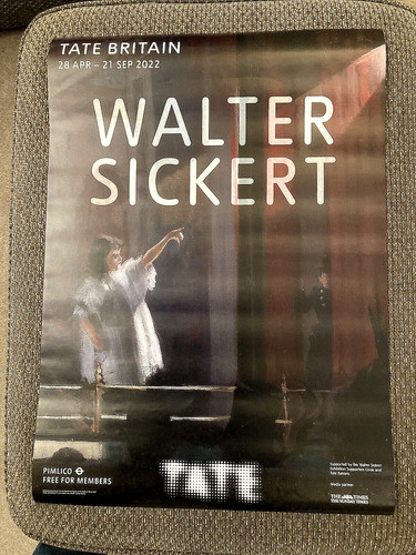 Poster walter sickert - walter, tate